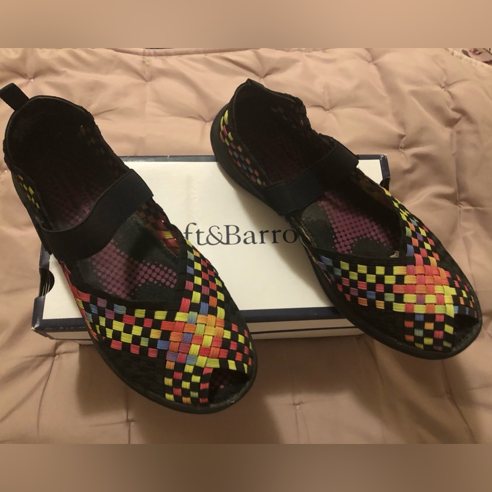 Woven Rainbow MaryJanes